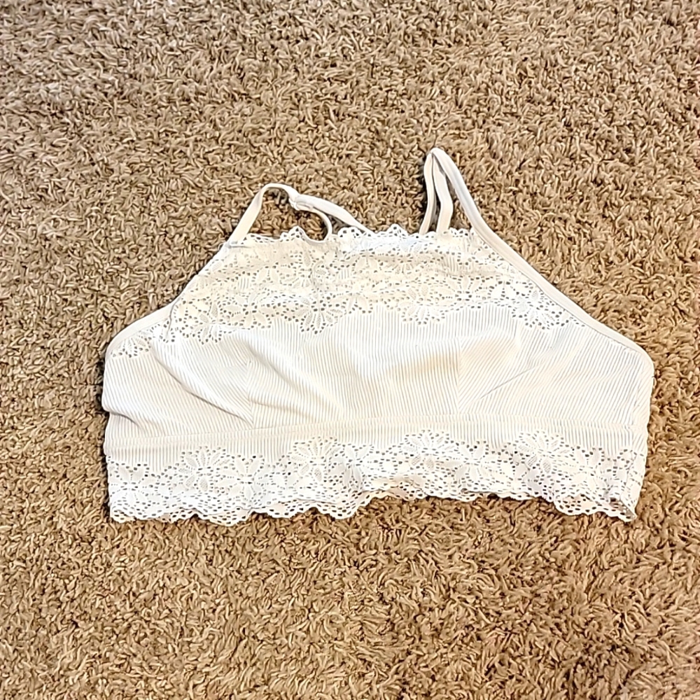 White bralette